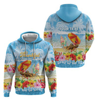 Personalised Hawaii Funny Thanksgiving Hoodie Thankful From The Beach LT05 - Polynesian Pride