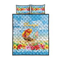 Hawaii Funny Thanksgiving Quilt Bed Set Thankful From The Beach LT05 - Polynesian Pride