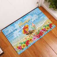 Hawaii Funny Thanksgiving Rubber Doormat Thankful From The Beach LT05 - Polynesian Pride