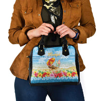 Hawaii Funny Thanksgiving Shoulder Handbag Thankful From The Beach LT05 - Polynesian Pride
