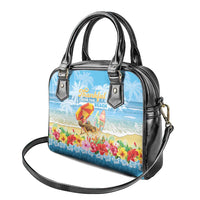 Hawaii Funny Thanksgiving Shoulder Handbag Thankful From The Beach LT05 - Polynesian Pride