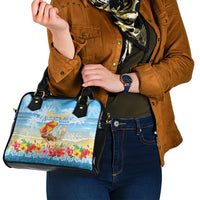 Hawaii Funny Thanksgiving Shoulder Handbag Thankful From The Beach LT05 - Polynesian Pride