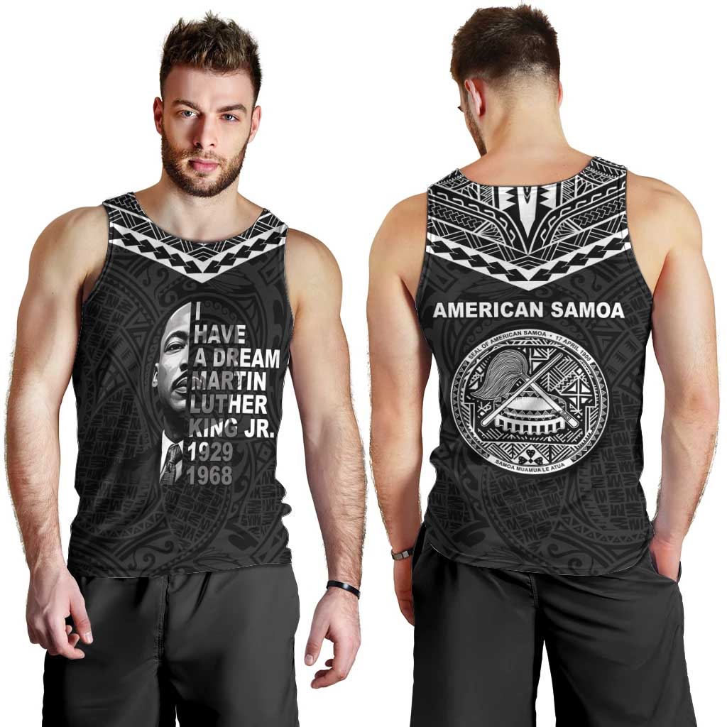American Samoa MLK Day Men Tank Top Polynesian Style LT05 - Polynesian Pride
