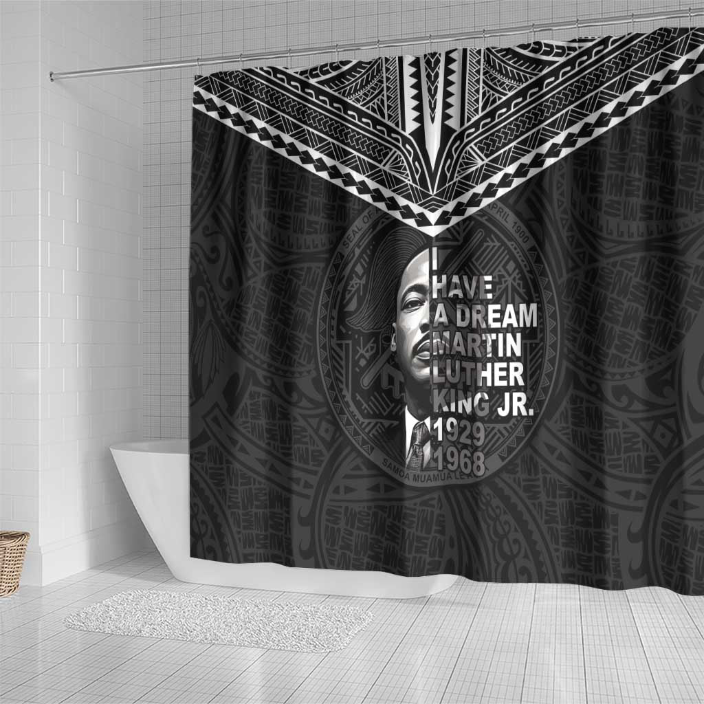 American Samoa MLK Day Shower Curtain Polynesian Style LT05 - Polynesian Pride