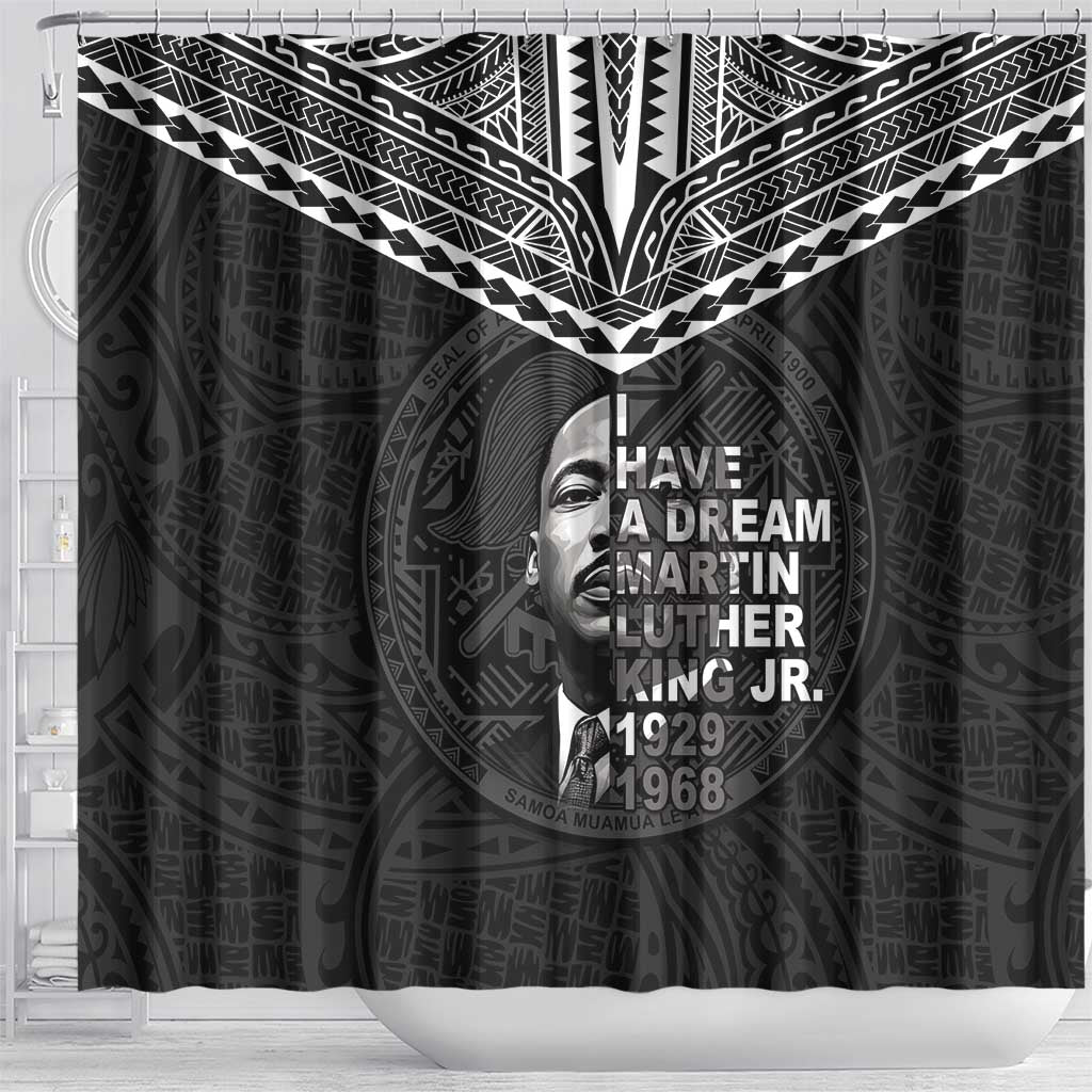 American Samoa MLK Day Shower Curtain Polynesian Style LT05 - Polynesian Pride