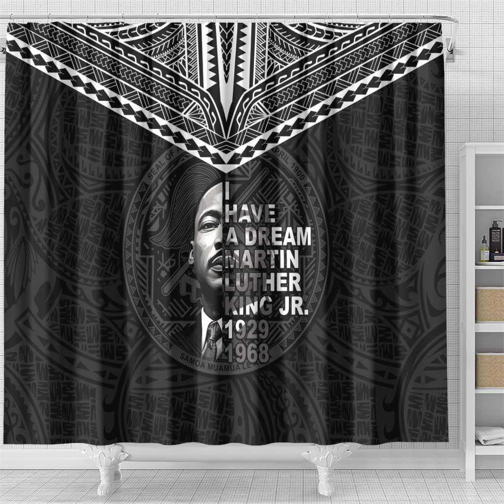 American Samoa MLK Day Shower Curtain Polynesian Style LT05 - Polynesian Pride
