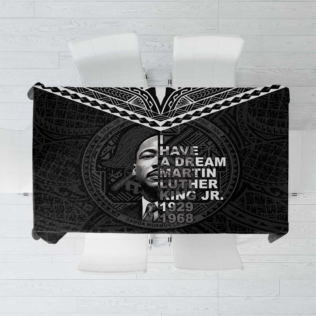 American Samoa MLK Day Tablecloth Polynesian Style