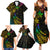 Personalised New Zealand Wellington Pride Family Matching Summer Maxi Dress and Hawaiian Shirt Rainbow Silver Fern Paua Shell LT05 - Polynesian Pride