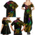 Personalised New Zealand Wellington Pride Family Matching Summer Maxi Dress and Hawaiian Shirt Rainbow Silver Fern Paua Shell LT05 - Polynesian Pride