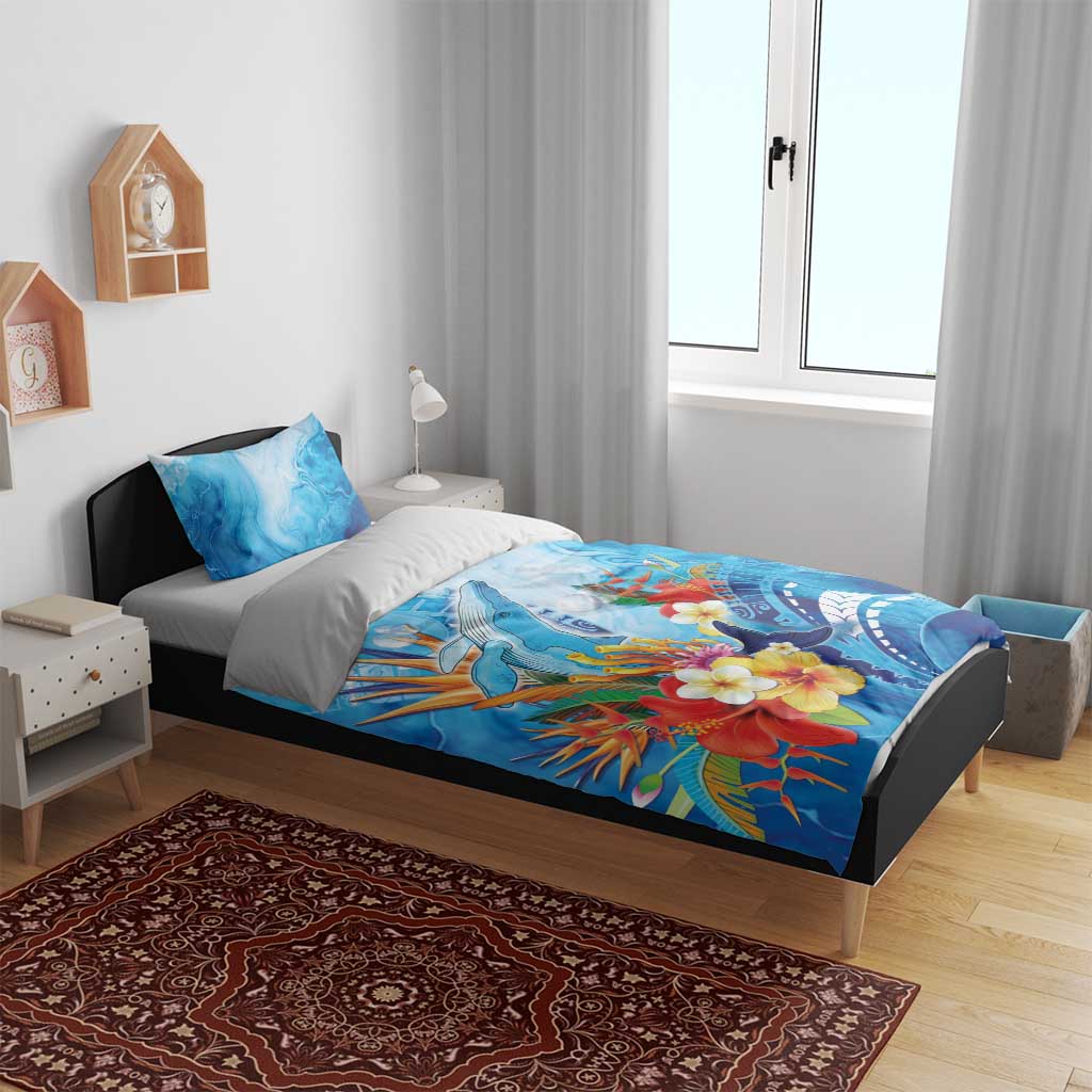 Polynesia Humpback Whale Bedding Set Ocean Style LT05 - Polynesian Pride