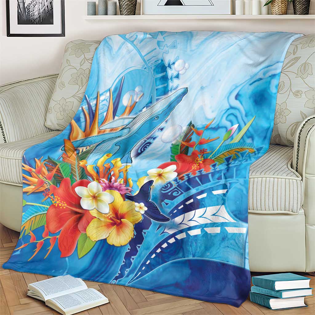 Polynesia Humpback Whale Blanket Ocean Style LT05 - Polynesian Pride