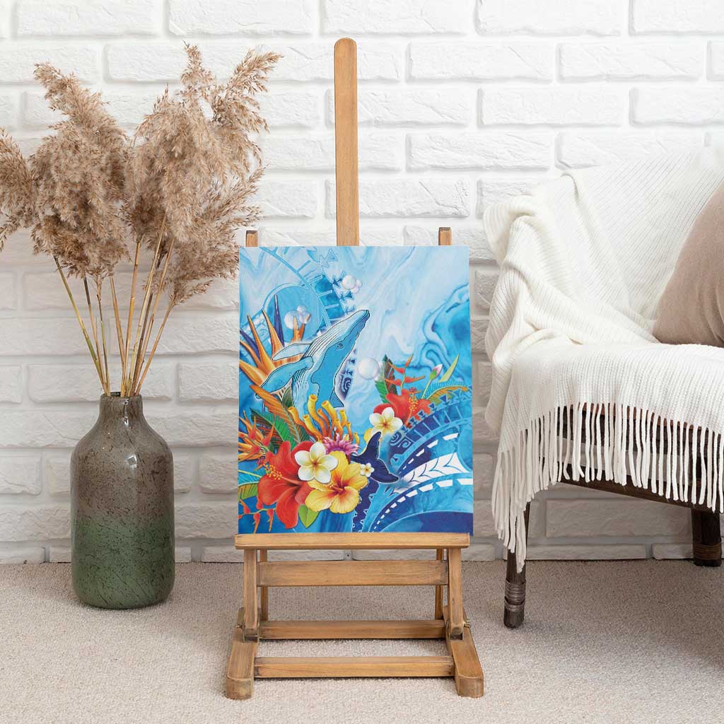 Polynesia Humpback Whale Canvas Wall Art Ocean Style LT05 - Polynesian Pride