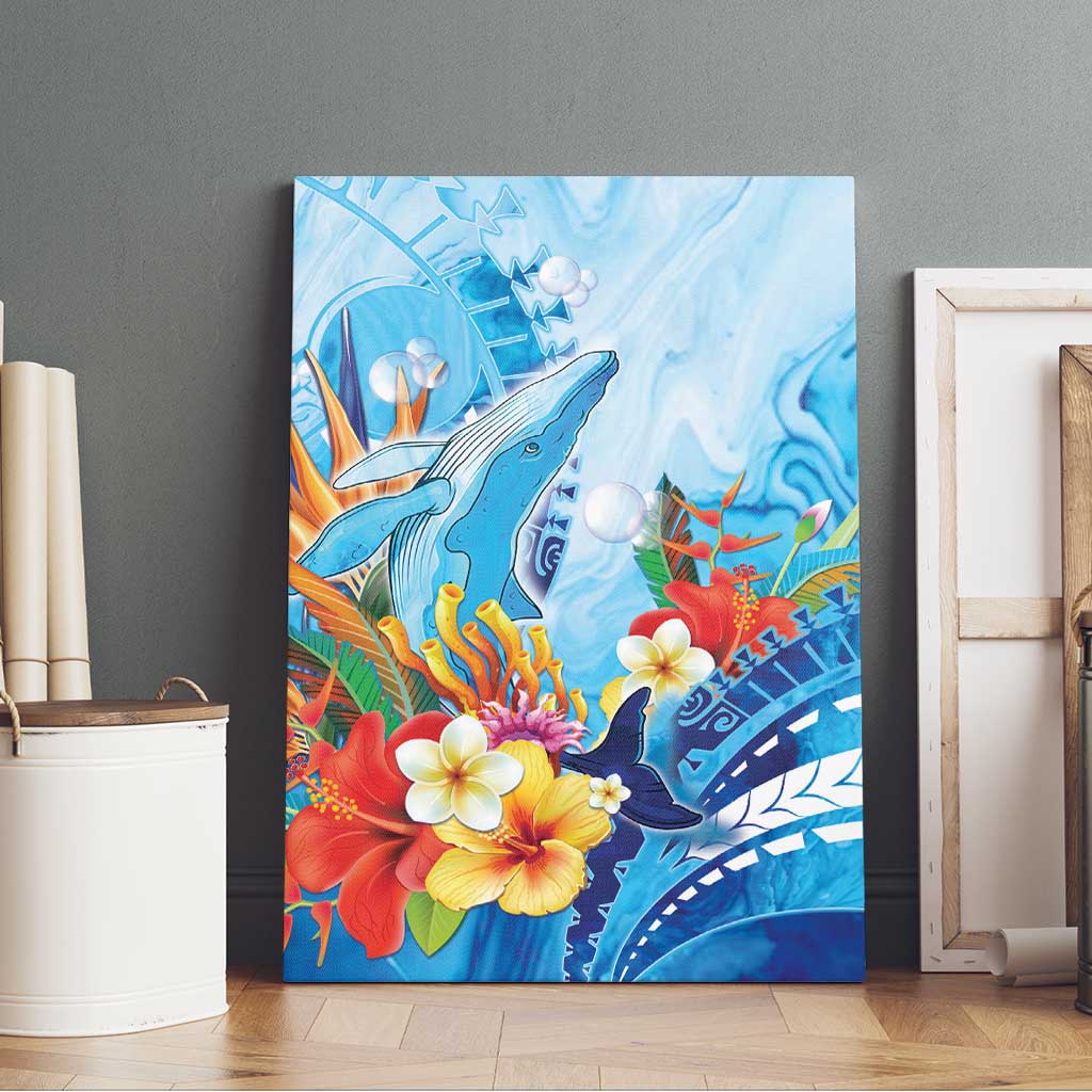 Polynesia Humpback Whale Canvas Wall Art Ocean Style LT05 - Polynesian Pride