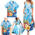 Polynesia Humpback Whale Family Matching Summer Maxi Dress and Hawaiian Shirt Ocean Style