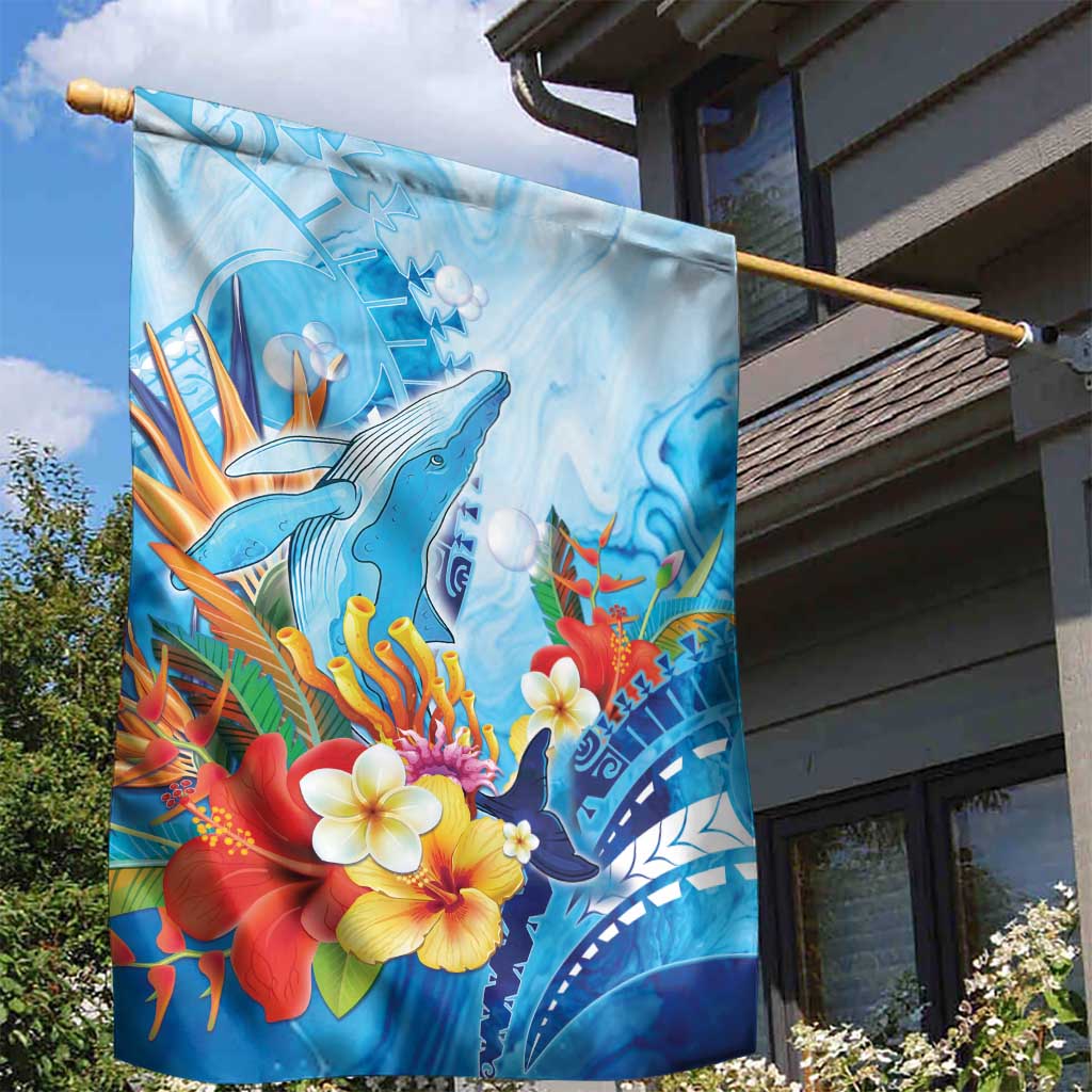 Polynesia Humpback Whale Garden Flag Ocean Style LT05 - Polynesian Pride