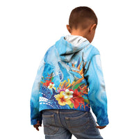 Polynesia Humpback Whale Kid Hoodie Ocean Style LT05 - Polynesian Pride