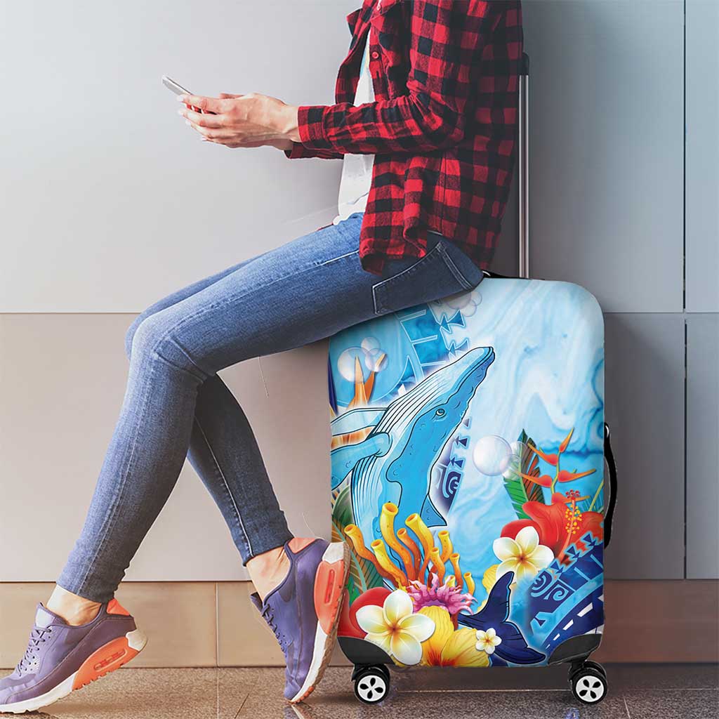 Polynesia Humpback Whale Luggage Cover Ocean Style LT05 - Polynesian Pride