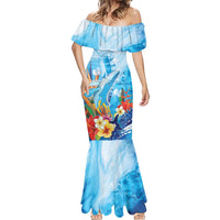 Polynesia Humpback Whale Mermaid Dress Ocean Style LT05 - Polynesian Pride