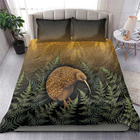New Zealand Kiwi Bird Bedding Set Silver Fern Mix Maori Pattern LT05 - Polynesian Pride