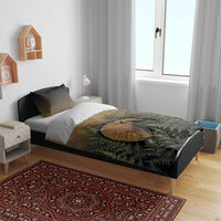New Zealand Kiwi Bird Bedding Set Silver Fern Mix Maori Pattern LT05 - Polynesian Pride