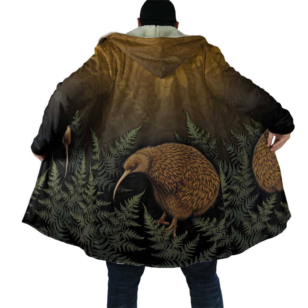 New Zealand Kiwi Bird Cloak Silver Fern Mix Maori Pattern LT05 - Polynesian Pride