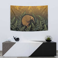 New Zealand Kiwi Bird Tapestry Silver Fern Mix Maori Pattern LT05 - Polynesian Pride
