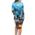 Hawaii Memorial Day Lantern Floating Family Matching Long Sleeve Bodycon Dress and Hawaiian Shirt Always In Our Hearts