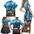 Hawaii Memorial Day Lantern Floating Family Matching Short Sleeve Bodycon Dress and Hawaiian Shirt Always In Our Hearts