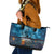 Hawaii Memorial Day Lantern Floating Leather Tote Bag Always In Our Hearts