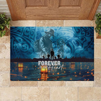 Hawaii Memorial Day Lantern Floating Rubber Doormat Always In Our Hearts LT05 - Polynesian Pride