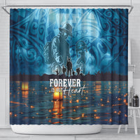 Hawaii Memorial Day Lantern Floating Shower Curtain Always In Our Hearts LT05 - Polynesian Pride