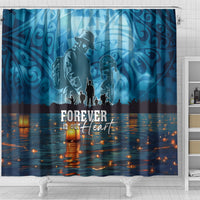 Hawaii Memorial Day Lantern Floating Shower Curtain Always In Our Hearts LT05 - Polynesian Pride