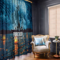 Hawaii Memorial Day Lantern Floating Window Curtain Always In Our Hearts LT05 - Polynesian Pride