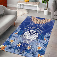 Marshall Islands Jemenei Day Area Rug Polynesian Tribal Tattoo Seashell Necklace LT05 - Polynesian Pride