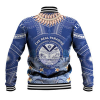 Marshall Islands Jemenei Day Baseball Jacket Polynesian Tribal Tattoo Seashell Necklace LT05 - Polynesian Pride