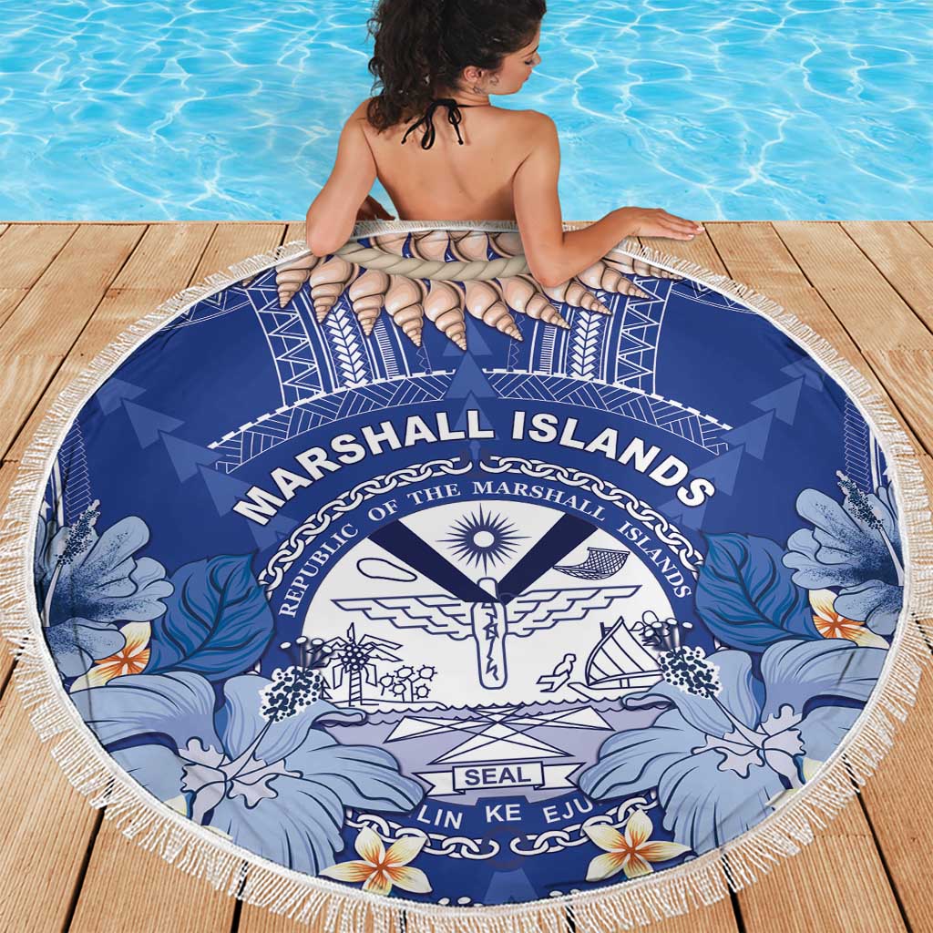 Marshall Islands Jemenei Day Beach Blanket Polynesian Tribal Tattoo Seashell Necklace LT05 - Polynesian Pride