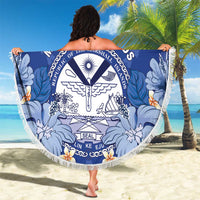 Marshall Islands Jemenei Day Beach Blanket Polynesian Tribal Tattoo Seashell Necklace LT05 - Polynesian Pride