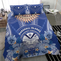 Marshall Islands Jemenei Day Bedding Set Polynesian Tribal Tattoo Seashell Necklace LT05 - Polynesian Pride