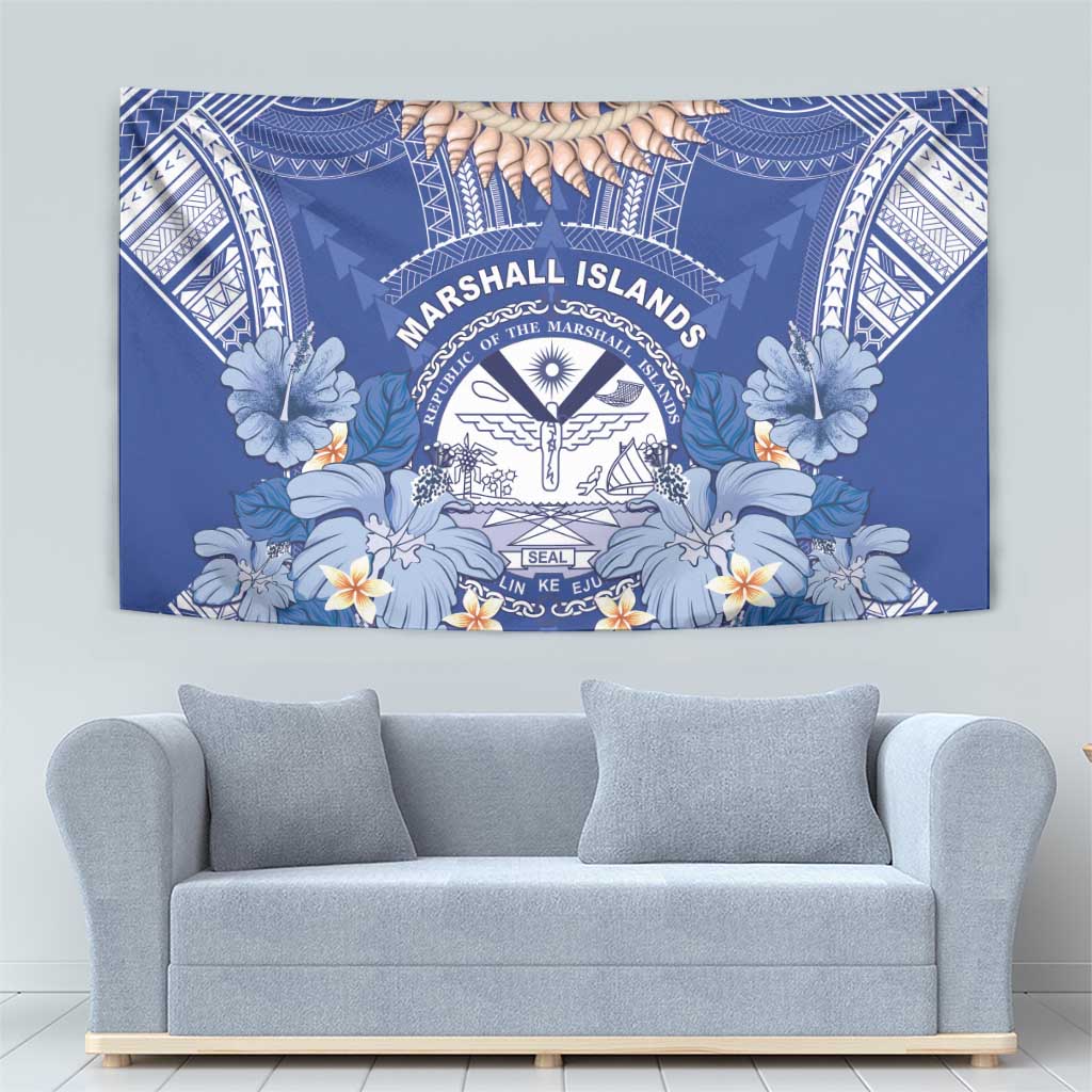 Marshall Islands Jemenei Day Tapestry Polynesian Tribal Tattoo Seashell Necklace LT05 - Polynesian Pride