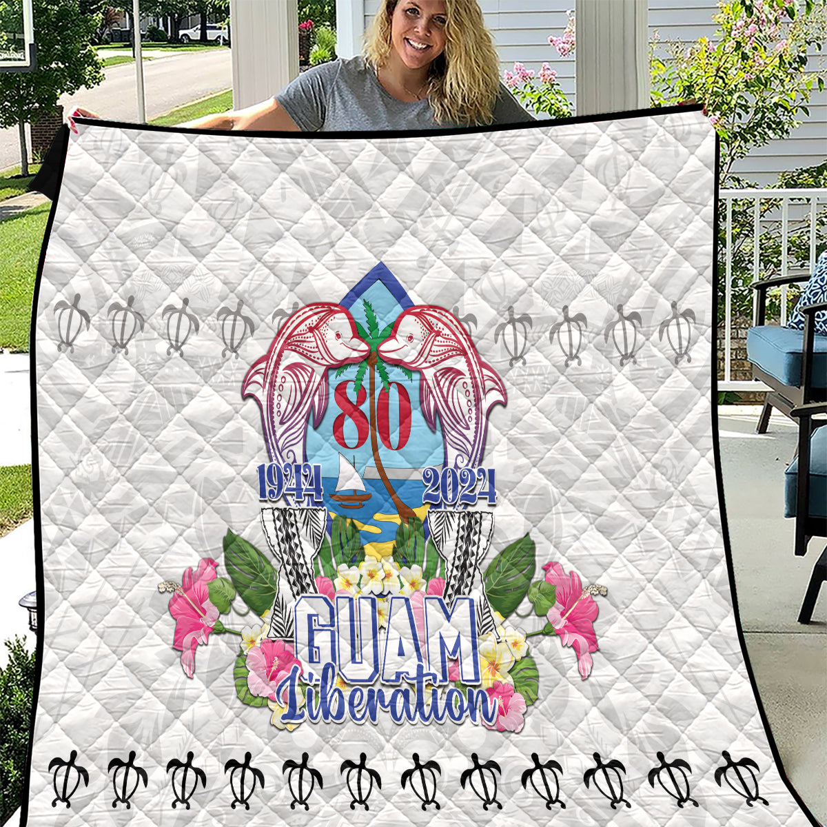 Guam Chamorro Liberation Day Quilt 80th Anniversary