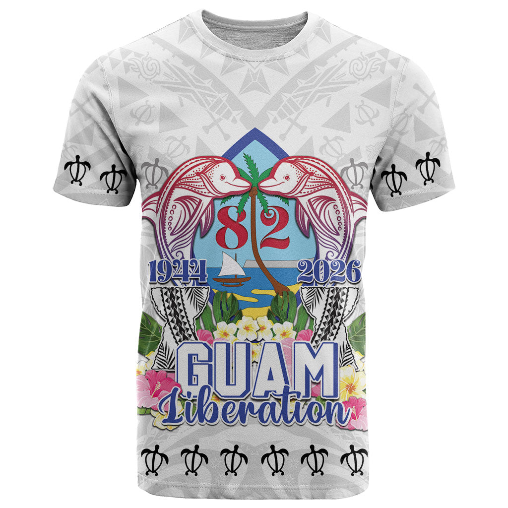 Guam Chamorro Liberation Day T Shirt 82nd Anniversary LT05 White - Polynesian Pride