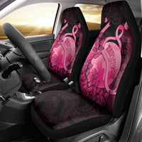 Cancer Fighter Car Seat Cover I Beat Cancer LT05 - Polynesian Pride