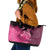 Cancer Fighter Leather Tote Bag I Beat Cancer