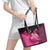 Cancer Fighter Leather Tote Bag I Beat Cancer