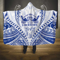 Northern Mariana Islands Liberation Day Hooded Blanket 79th Anniversary LT05 - Polynesian Pride