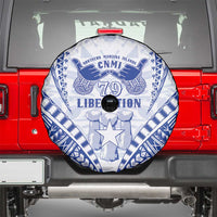 Northern Mariana Islands Liberation Day Spare Tire Cover 79th Anniversary LT05 - Polynesian Pride