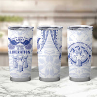 Northern Mariana Islands Liberation Day Tumbler Cup 79th Anniversary LT05 - Polynesian Pride
