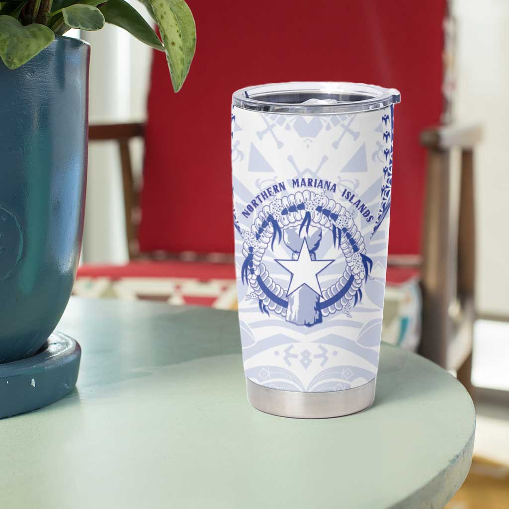 Northern Mariana Islands Liberation Day Tumbler Cup 79th Anniversary LT05 - Polynesian Pride