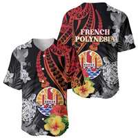 French Polynesia Bastille Day Baseball Jersey Tropical Turtle Hibiscus Polynesian Pattern LT05 - Polynesian Pride