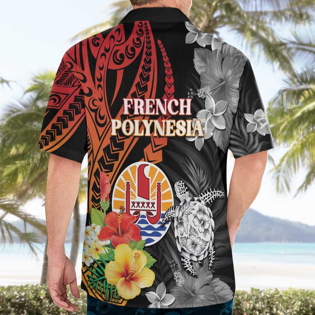 French Polynesia Bastille Day Hawaiian Shirt Tropical Turtle Hibiscus Polynesian Pattern LT05 - Polynesian Pride